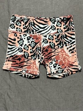 I Am Becoming No-Ride Animal Print Bike Shorts